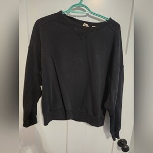 Womens Roxy Black Crewneck Sweater